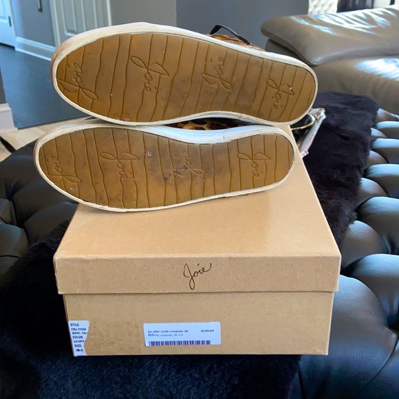 Joie Felton Leopard High Tops - Picture 2 of 3